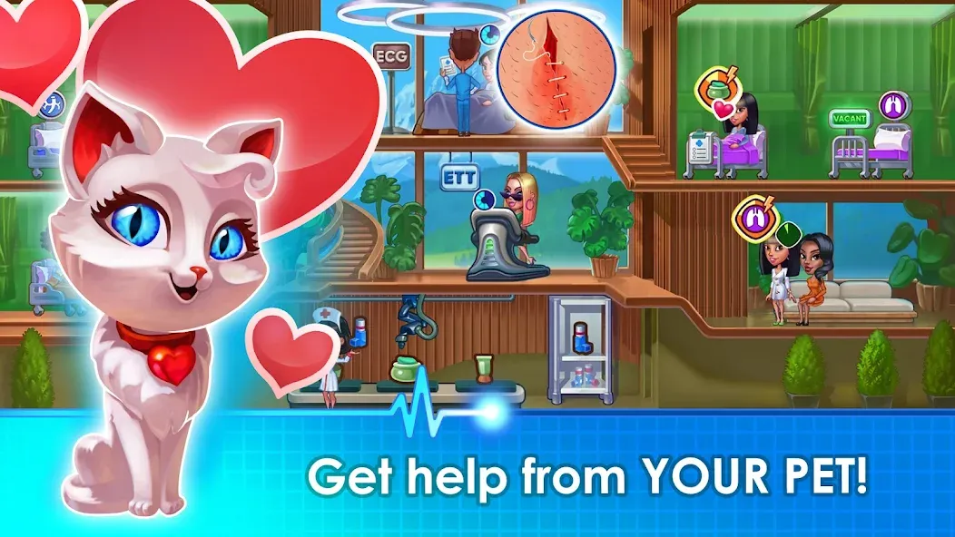 Doctor Dash ASMR Hospital (Клиника Дэш Безумный Госпиталь) МОД/Взлом [Бесконечные деньги, Монеты и Мега MOD] Screenshot 2