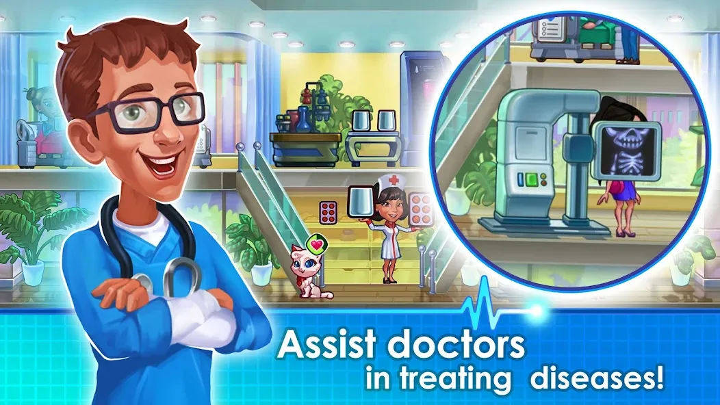 Doctor Dash ASMR Hospital (Клиника Дэш Безумный Госпиталь) МОД/Взлом [Бесконечные деньги, Монеты и Мега MOD] Screenshot 4