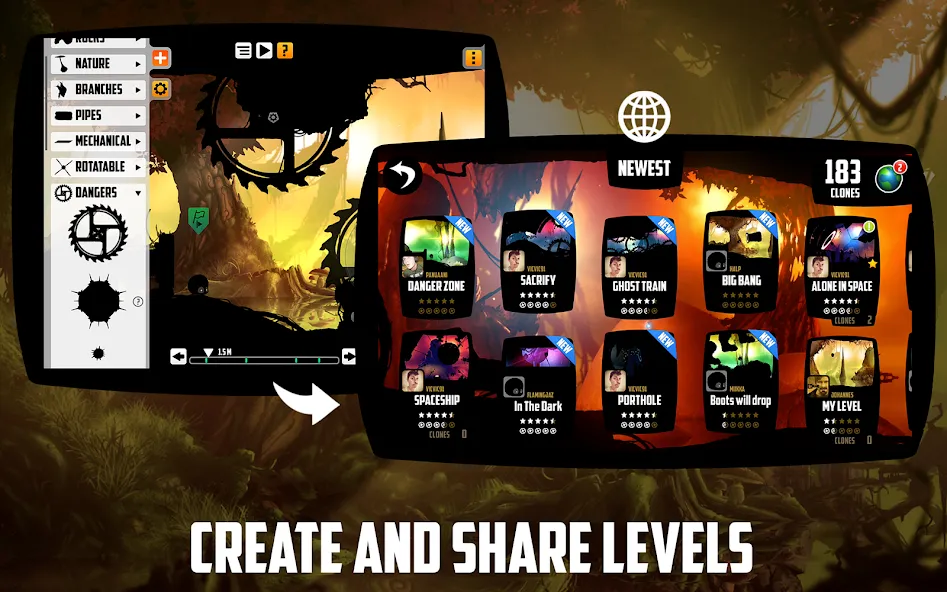 BADLAND (БЕДЛЕНД) МОД/Взлом [Много монет, Открытые уровни и Мега MOD] Screenshot 5