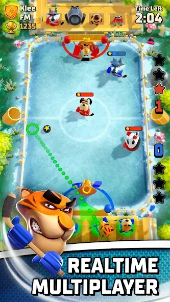 Rumble Hockey (Рамбл Хоккей) МОД/Взлом [Много монет, Открытые уровни и Мега MOD] Screenshot 1