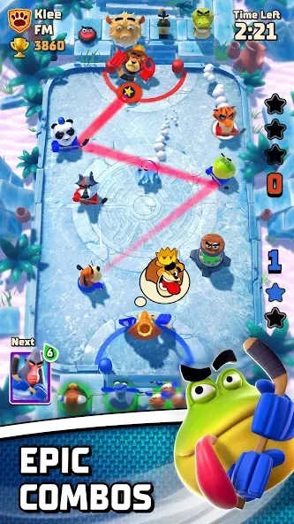 Rumble Hockey (Рамбл Хоккей) МОД/Взлом [Много монет, Открытые уровни и Мега MOD] Screenshot 3