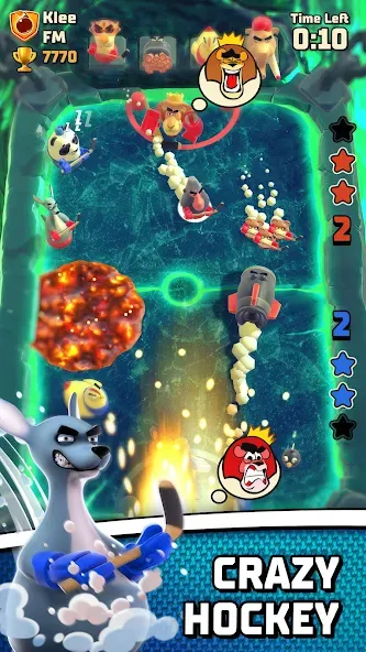 Rumble Hockey (Рамбл Хоккей) МОД/Взлом [Много монет, Открытые уровни и Мега MOD] Screenshot 4