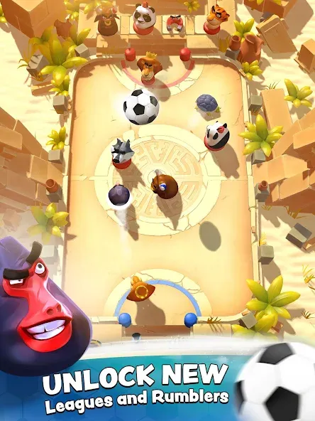Rumble Stars Football (Рамбл Старс) МОД/Взлом [Много денег, Монет и Все открыто] Screenshot 2