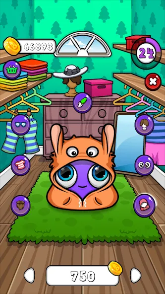 Moy 7 - Virtual Pet Game МОД/Взлом [Много монет, Открытые уровни и Мега MOD] Screenshot 4