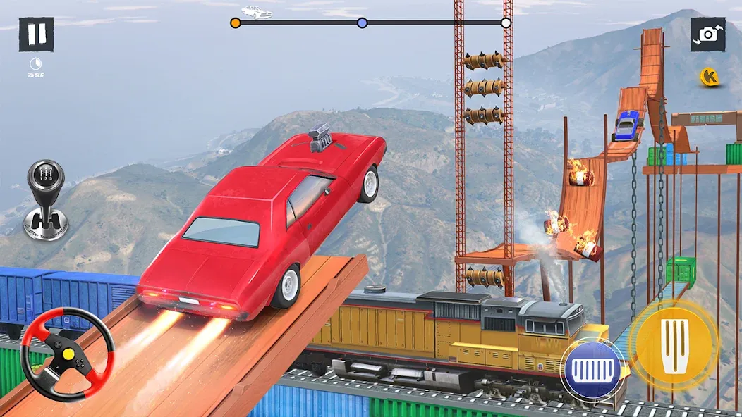 Car Stunt Games 3D Car Games МОД/Взлом [Много монет, Открытые уровни и Мега MOD] Screenshot 1