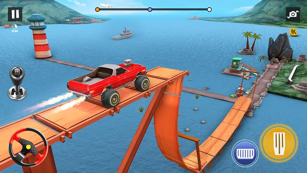 Car Stunt Games 3D Car Games МОД/Взлом [Много монет, Открытые уровни и Мега MOD] Screenshot 3