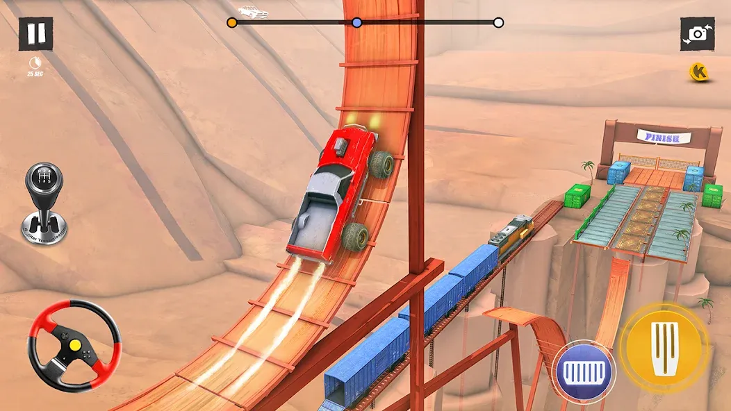 Car Stunt Games 3D Car Games МОД/Взлом [Много монет, Открытые уровни и Мега MOD] Screenshot 5