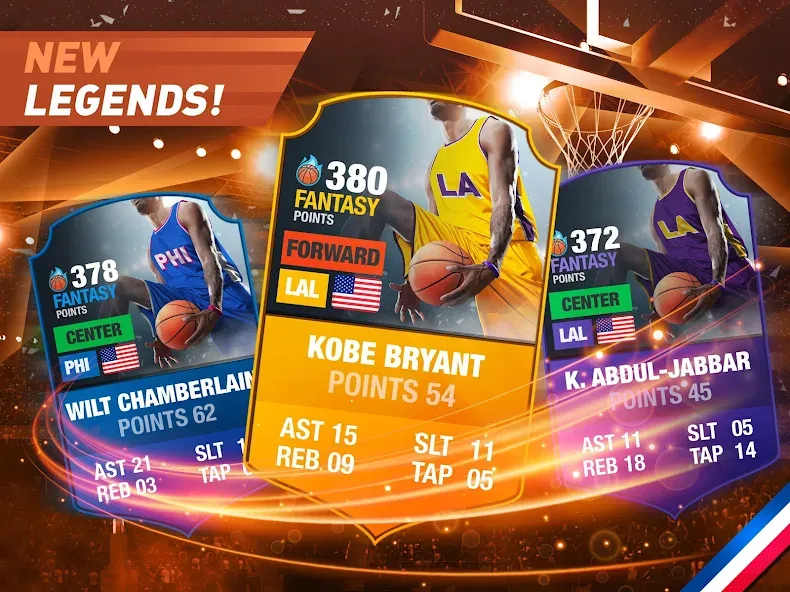 Basketball Fantasy Manager NBA МОД/Взлом [Бесконечные деньги, Монеты и Мега MOD] Screenshot 4