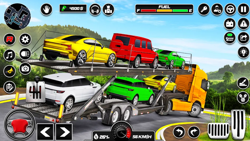 Car Transporter 3d:Truck Games МОД/Взлом [Бесконечные деньги, Монеты и Мега MOD] Screenshot 2
