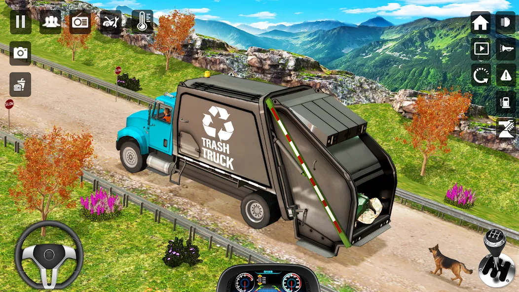 Trash Truck Games Simulator 3D МОД/Взлом [Бесконечные деньги, Монеты и Мега MOD] Screenshot 2