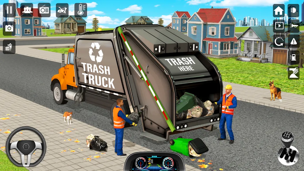 Trash Truck Games Simulator 3D МОД/Взлом [Бесконечные деньги, Монеты и Мега MOD] Screenshot 4