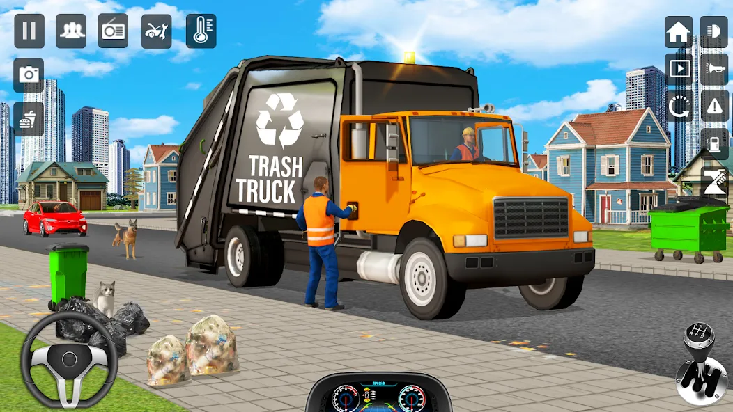 Trash Truck Games Simulator 3D МОД/Взлом [Бесконечные деньги, Монеты и Мега MOD] Screenshot 5