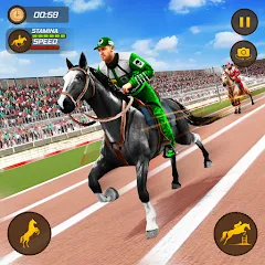 Скачать Взломанная Horse Racing Game: Horse Games на Андроид (Много денег)