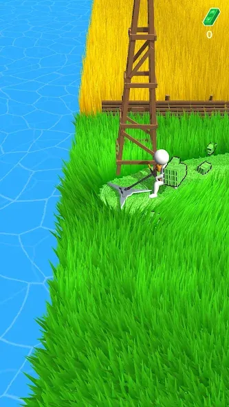 Stone Grass: Mowing Simulator (Стоун Грасс) МОД/Взлом [Деньги, Монеты и Меню MOD] Screenshot 1