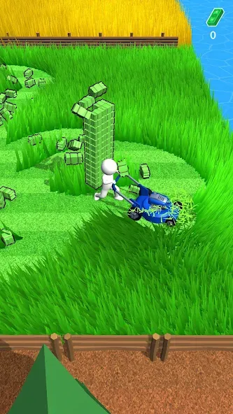 Stone Grass: Mowing Simulator (Стоун Грасс) МОД/Взлом [Деньги, Монеты и Меню MOD] Screenshot 2