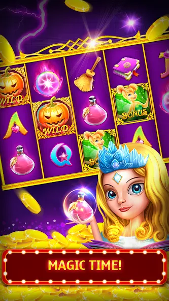 Slots (Слоты) МОД/Взлом [Много монет, Открытые уровни и Мега MOD] Screenshot 3
