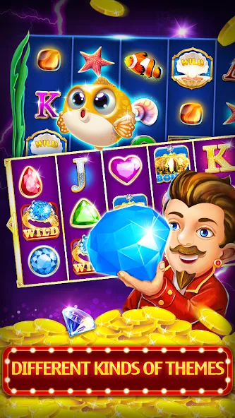 Slots (Слоты) МОД/Взлом [Много монет, Открытые уровни и Мега MOD] Screenshot 4