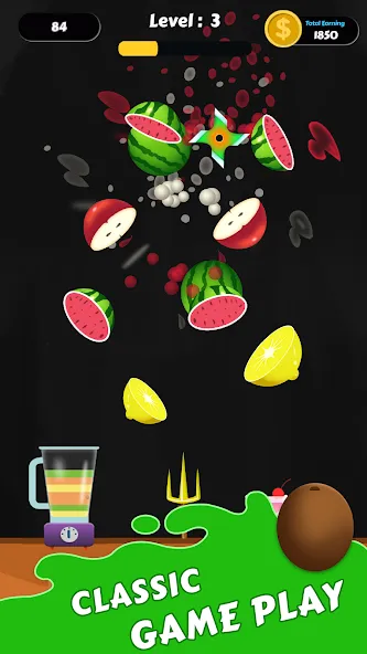 Fruit Cut Master - Crazy Slash (Фрут Кат Мастер) МОД/Взлом [Меню, Бесконечные монеты и Открытые уровни] Screenshot 5
