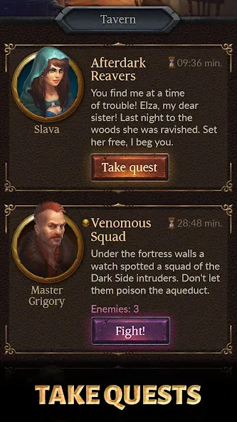 Age of Revenge: Turn Based RPG (Эйдж оф Ревендж) МОД/Взлом [Много монет, Открытые уровни и Мега MOD] Screenshot 4