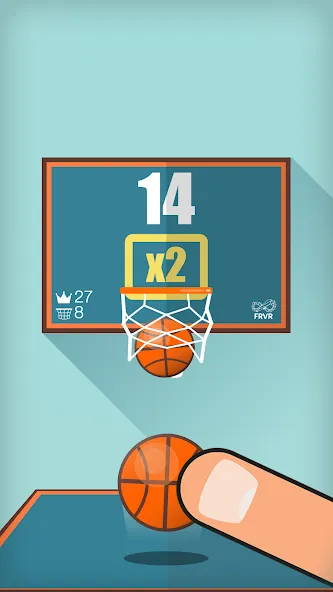 Basketball FRVR - Dunk Shoot (Баскетбол ФРВР) МОД/Взлом [Бесконечные деньги, Монеты и Мега MOD] Screenshot 5