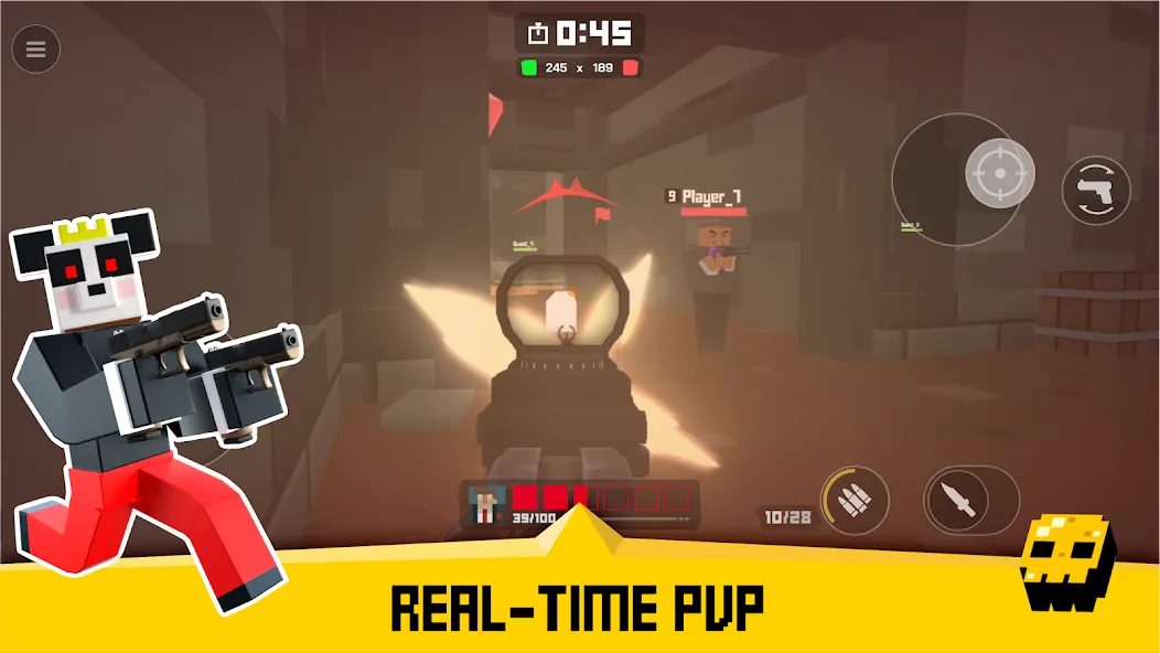 Krunker FRVR - Multiplayer FPS (Крункер ФРВР) МОД/Взлом [Все открыто, Дополнительные деньги и Меню MOD] Screenshot 3