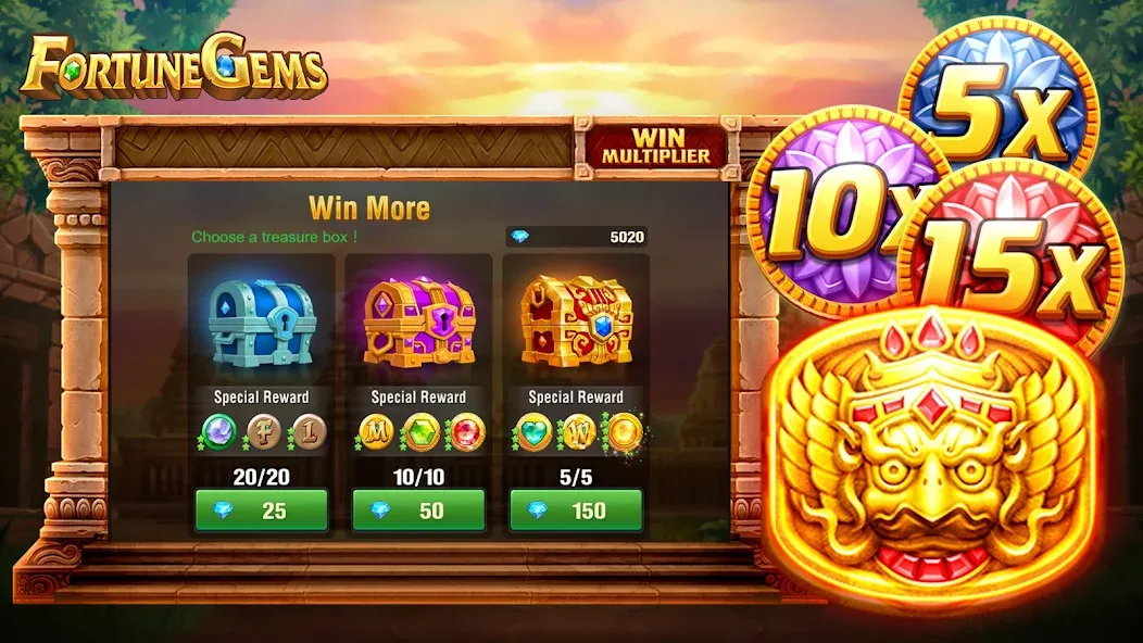 Slot Fortune Gems-TaDa Games (Слот Форчун Гемс) МОД/Взлом [Все открыто, Дополнительные деньги и Меню MOD] Screenshot 4