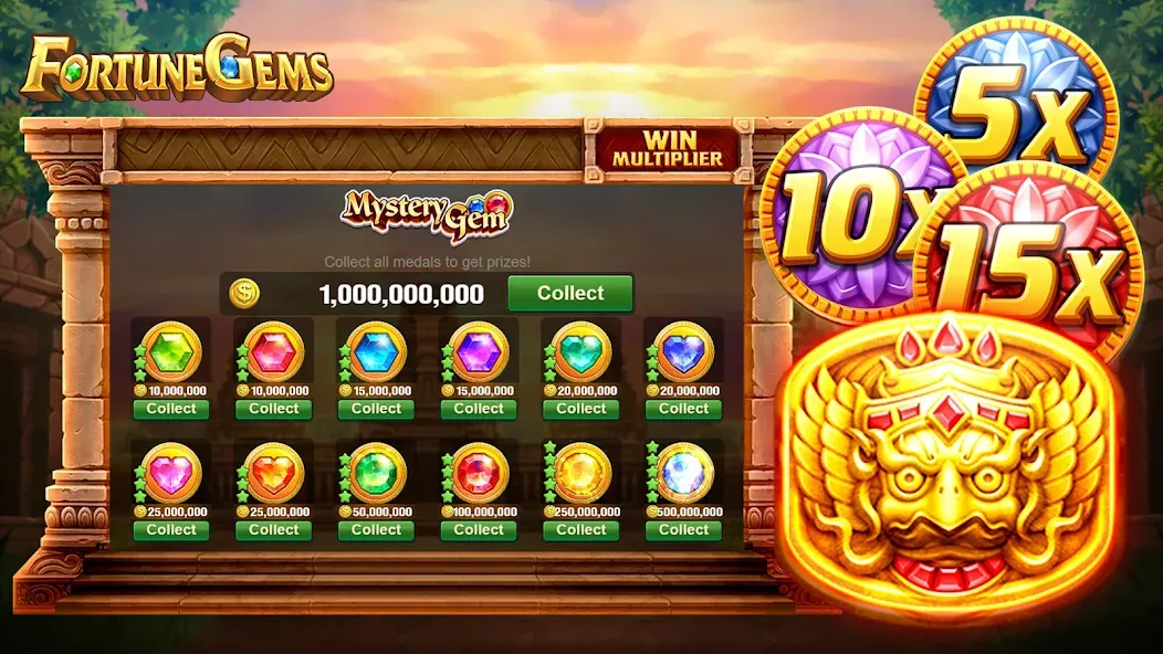 Slot Fortune Gems-TaDa Games (Слот Форчун Гемс) МОД/Взлом [Все открыто, Дополнительные деньги и Меню MOD] Screenshot 5