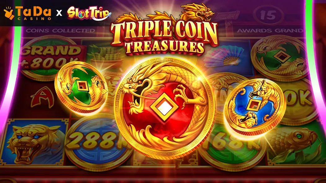 SlotTrip Casino - TaDa Slots (СлотТрип) МОД/Взлом [Много денег, Монет и Все открыто] Screenshot 1