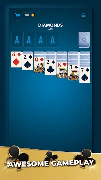 Solitaire Guru: Card Game МОД/Взлом [Много денег, Монет и Все открыто] Screenshot 2