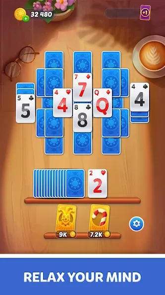 Solitaire Sunday: Card Game (Солитер воскресенье) МОД/Взлом [Много монет, Открытые уровни и Мега MOD] Screenshot 2