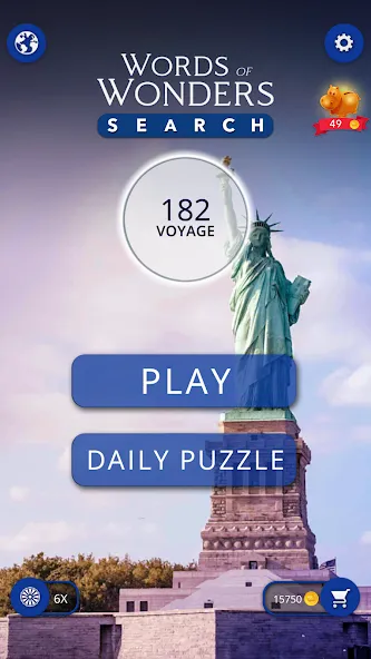 Words of Wonders: Search (Вордс оф Вондерс) МОД/Взлом [Деньги, Монеты и Меню MOD] Screenshot 3