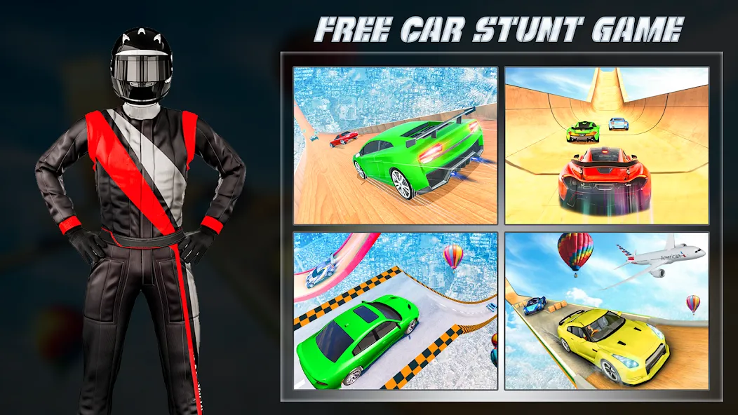 Ramp Car Game - Car Stunt (Рамп Кар Гейм) МОД/Взлом [Все открыто, Дополнительные деньги и Меню MOD] Screenshot 3