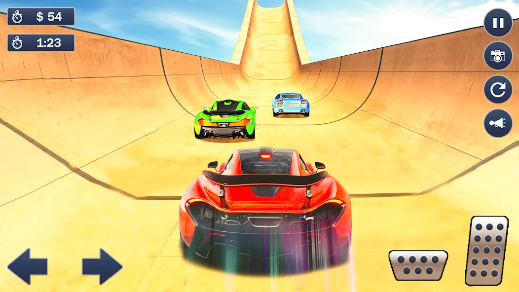 Ramp Car Game - Car Stunt (Рамп Кар Гейм) МОД/Взлом [Все открыто, Дополнительные деньги и Меню MOD] Screenshot 4