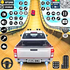 Скачать Взломанная Ramp Car Game - Car Stunt на Андроид (Много денег)