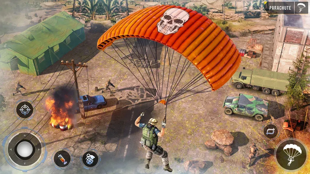FPS Shooting Games - Gun Game МОД/Взлом [Меню, Бесконечные монеты и Открытые уровни] Screenshot 2