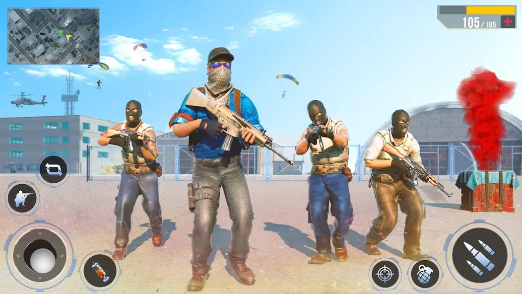 FPS Shooting Games - Gun Game МОД/Взлом [Меню, Бесконечные монеты и Открытые уровни] Screenshot 5