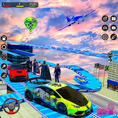 Скачать Rampa Car Game: GT Car stunts Взлом (много денег) на Андроид бесплатно
