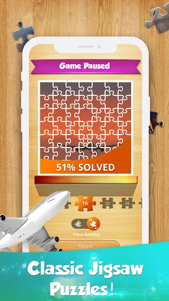 Jigsaw Go - Classic Jigsaw Puz (Джигсоу Го) МОД/Взлом [Бесконечные деньги, Монеты и Мега MOD] Screenshot 2