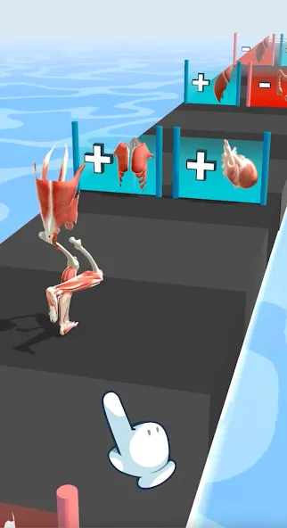Human Run (Хуман Ран) МОД/Взлом [Деньги, Монеты и Меню MOD] Screenshot 1
