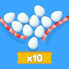Скачать Eggs & Chickens: Cut Rope Game Взлом (Много денег) на Андроид бесплатно