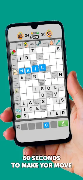 Wordgrams - Crossword & Puzzle (Вордграмс) МОД/Взлом [Все открыто, Дополнительные деньги и Меню MOD] Screenshot 5