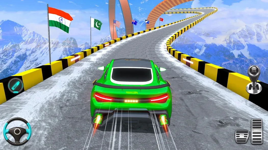 Ramp Car Games: GT Car Stunts (Рамп Кар Игры) МОД/Взлом [Все открыто, Дополнительные деньги и Меню MOD] Screenshot 1