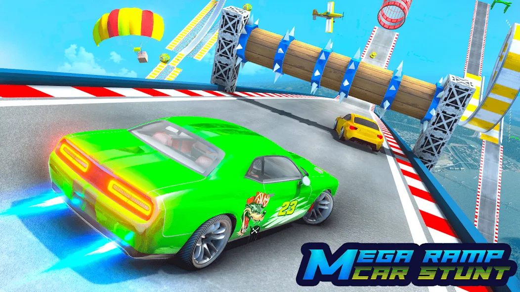 Ramp Car Games: GT Car Stunts (Рамп Кар Игры) МОД/Взлом [Все открыто, Дополнительные деньги и Меню MOD] Screenshot 2