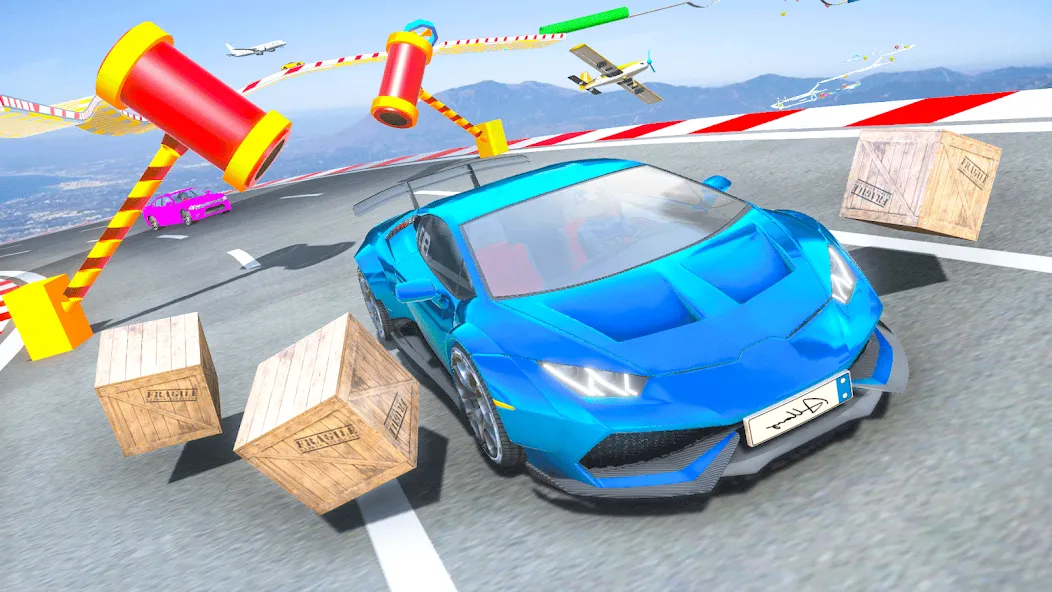 Ramp Car Games: GT Car Stunts (Рамп Кар Игры) МОД/Взлом [Все открыто, Дополнительные деньги и Меню MOD] Screenshot 4