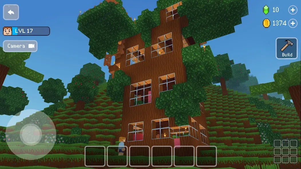Block Craft 3D：Building Game МОД/Взлом [Все открыто, Дополнительные деньги и Меню MOD] Screenshot 1