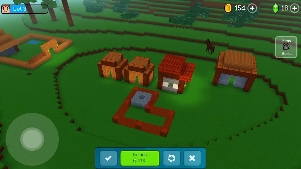 Block Craft 3D：Building Game МОД/Взлом [Все открыто, Дополнительные деньги и Меню MOD] Screenshot 5