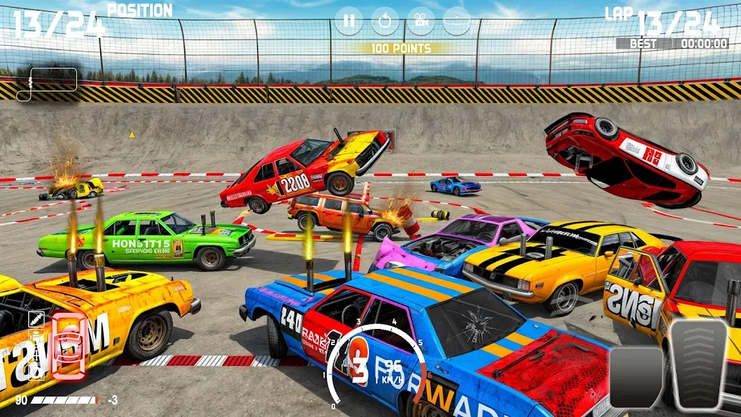 Demolition Derby: Car Games МОД/Взлом [Много денег, Монет и Все открыто] Screenshot 2