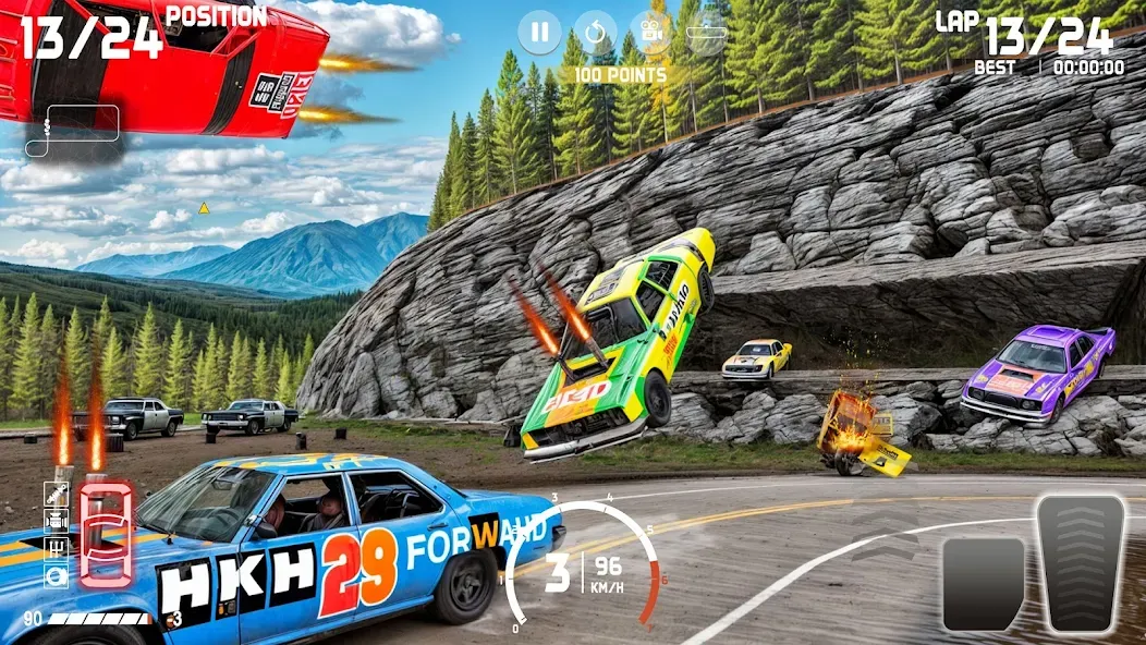 Demolition Derby: Car Games МОД/Взлом [Много денег, Монет и Все открыто] Screenshot 3