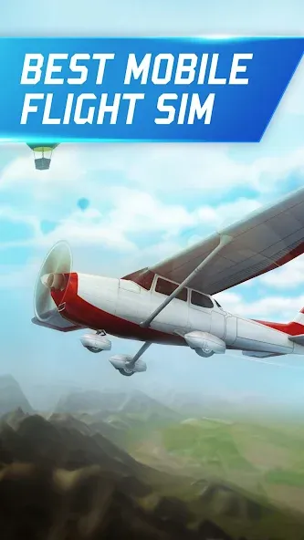 Flight Pilot: 3D Simulator МОД/Взлом [Меню, Бесконечные монеты и Открытые уровни] Screenshot 2
