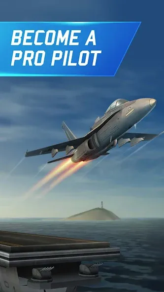 Flight Pilot: 3D Simulator МОД/Взлом [Меню, Бесконечные монеты и Открытые уровни] Screenshot 4